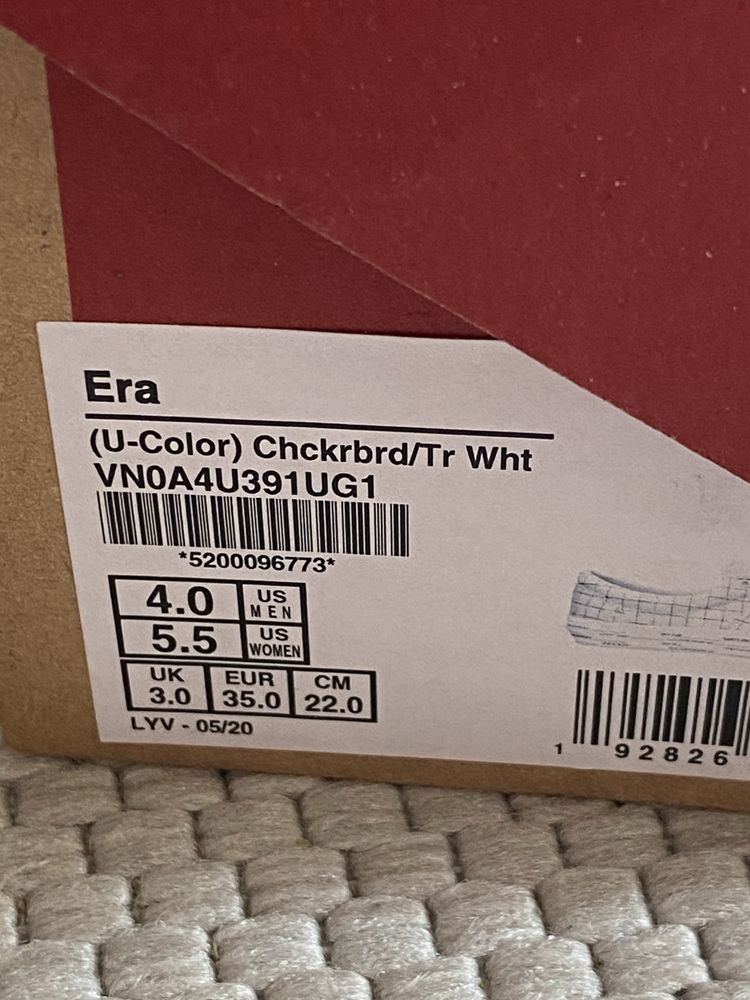 Нови Vans off the Wall, Era, U-Color, номер 35