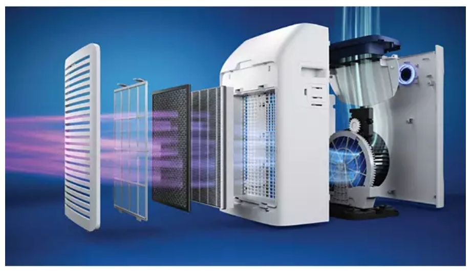 Purificator de aer si umidificator Philips