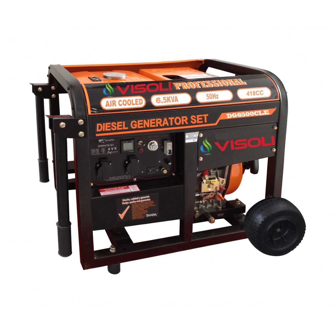 Generator Curent Electric Visoli Diesel DG-8000E 230V - 6.5KW