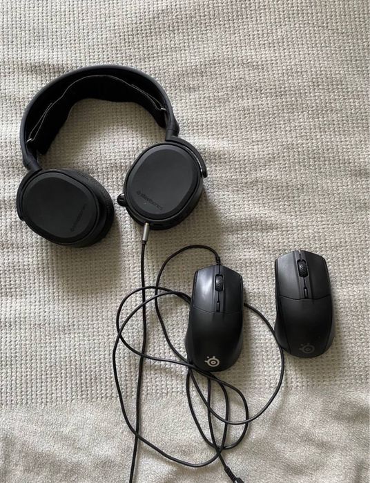 Нашуники и мышки steelserias