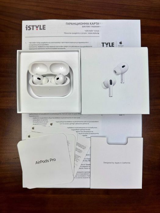 НАЛИЧНИ! Apple Airpods Pro 2 (Гаранция 1 год. Касов бон Фактура) НОВИ!