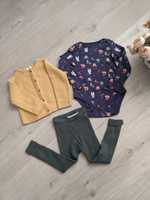 Cardigan Next, body și colanți tricotați Zara, 2-3 ani, 92-98 cm