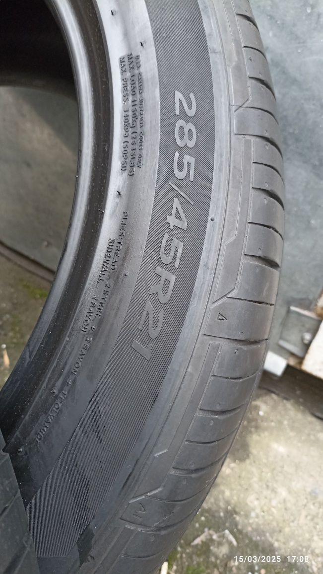 Doua anvelope vara Hankook Ventus S1 EVO3 SUV 285/45R21