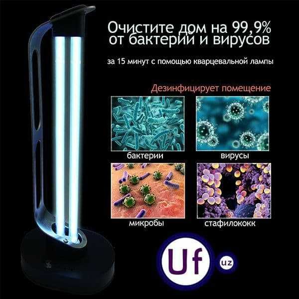 Кварцевые (бактерицидные) лампы, лампа
