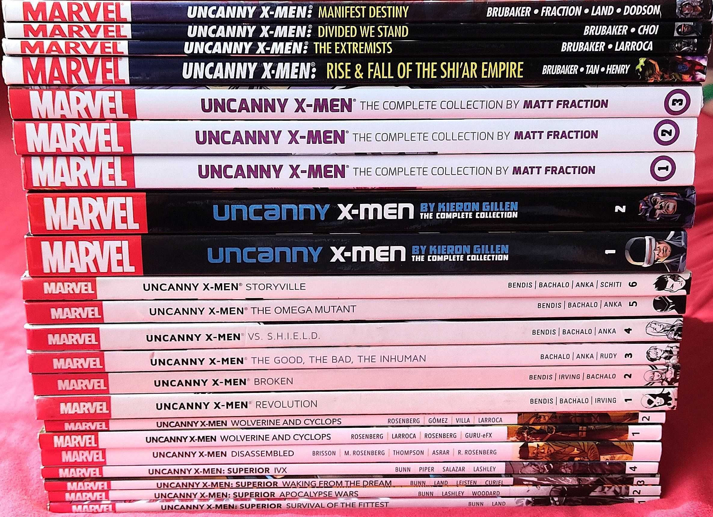 Colectie Uncanny X-MEN (Marvel Comics TPBs-benzi desenate)