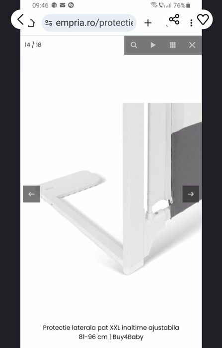 4 bariere de pat XXL premium 160/200 cm– Bed Guard pentru bebeluși