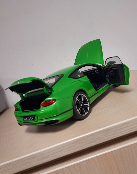 Macheta Bentley Continental-Green Apple-Norev 1/18-masinuta colectie