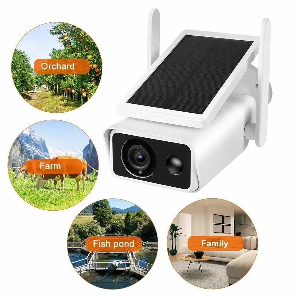 Соларна камера STELS SL40, Wi-Fi, Full HD, 3MP, PTZ, нощно виждане
