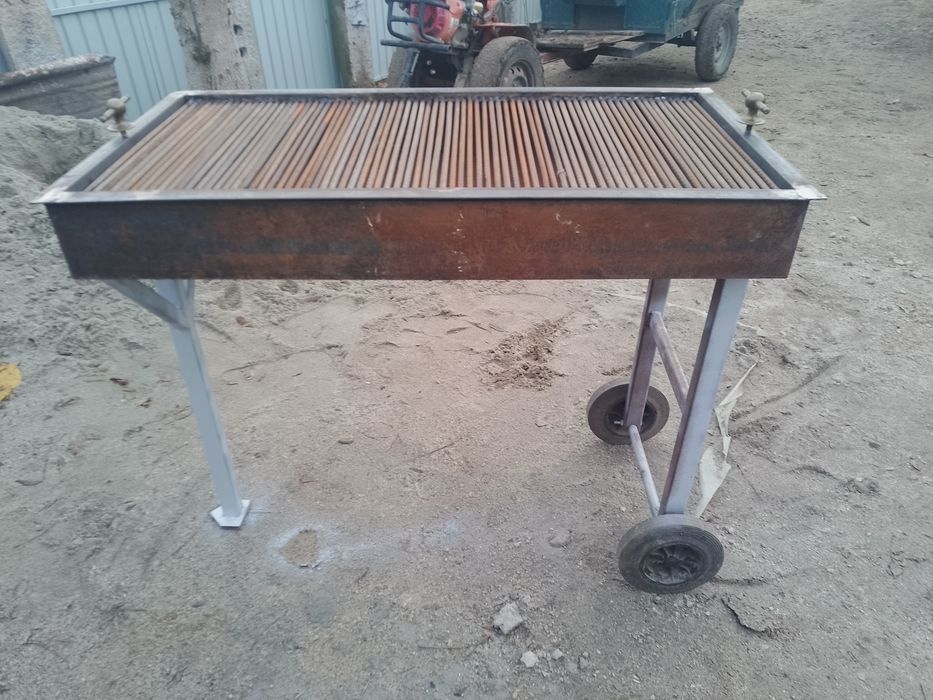 Grătar metalic 100×50 tabla 1cm