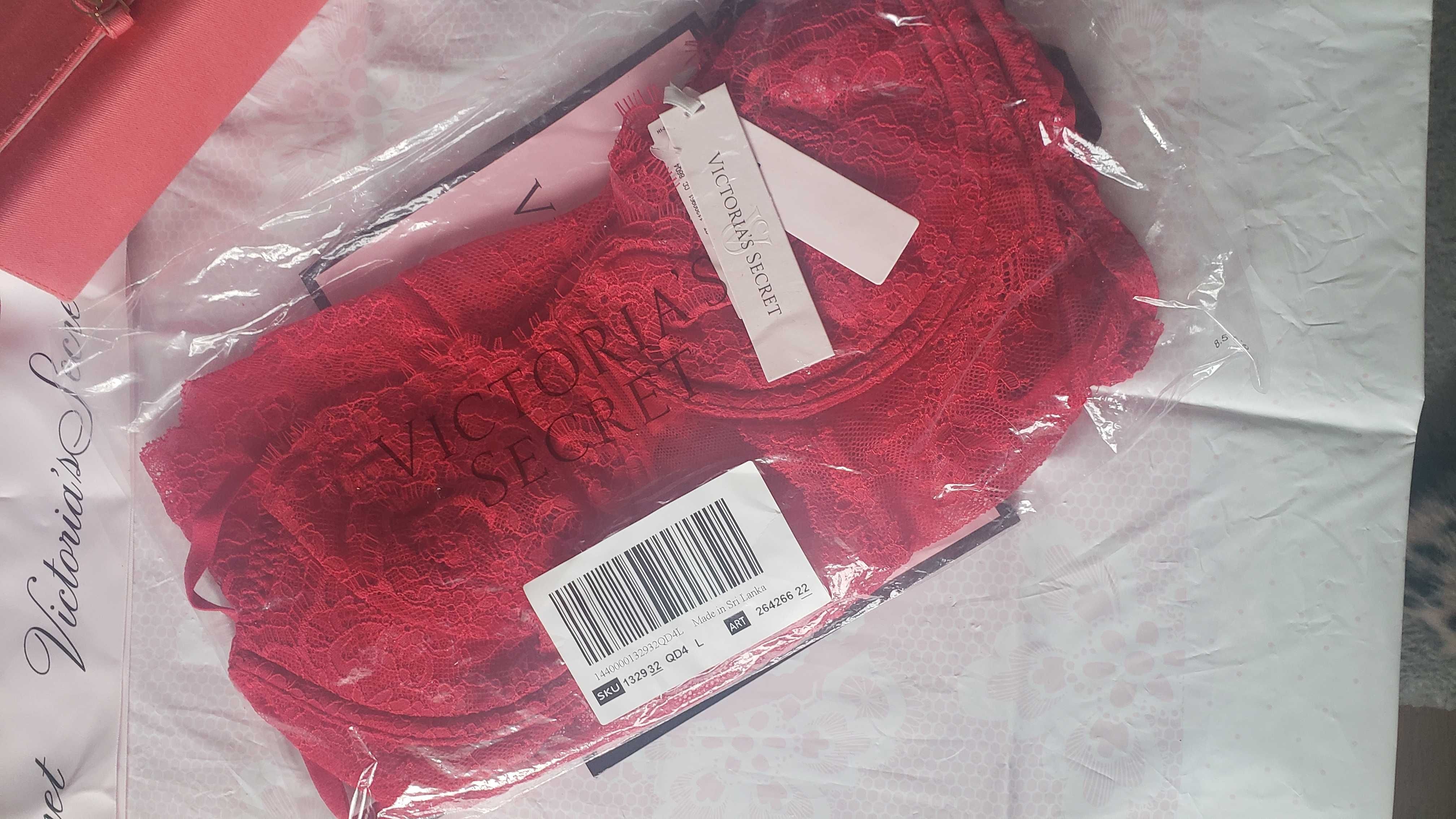Body Victoria Secret original, SUA, marime L, culoare Rosu