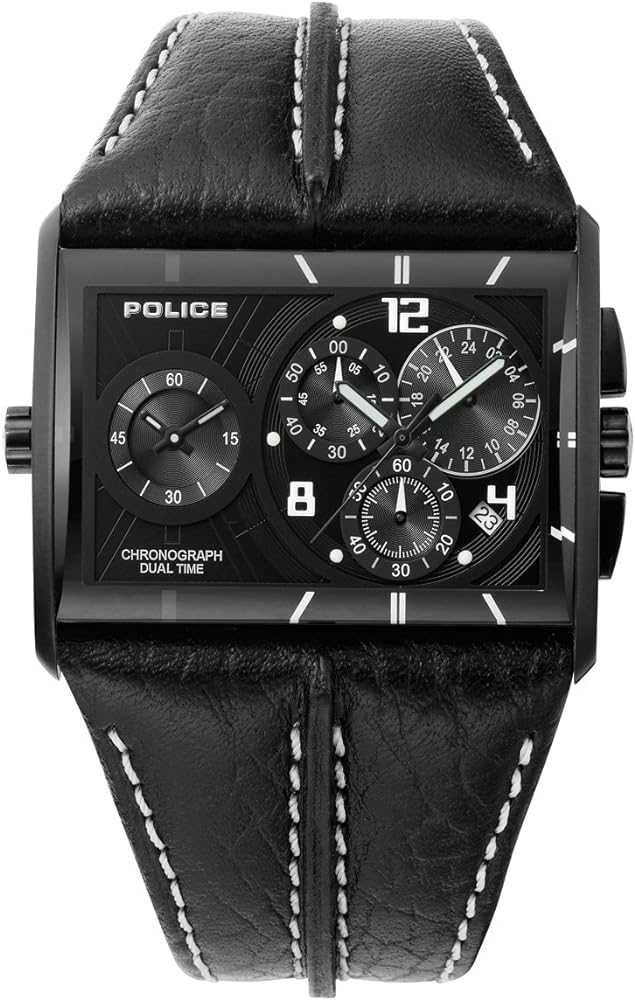 Ceas Men Police TwinGear Dual-time