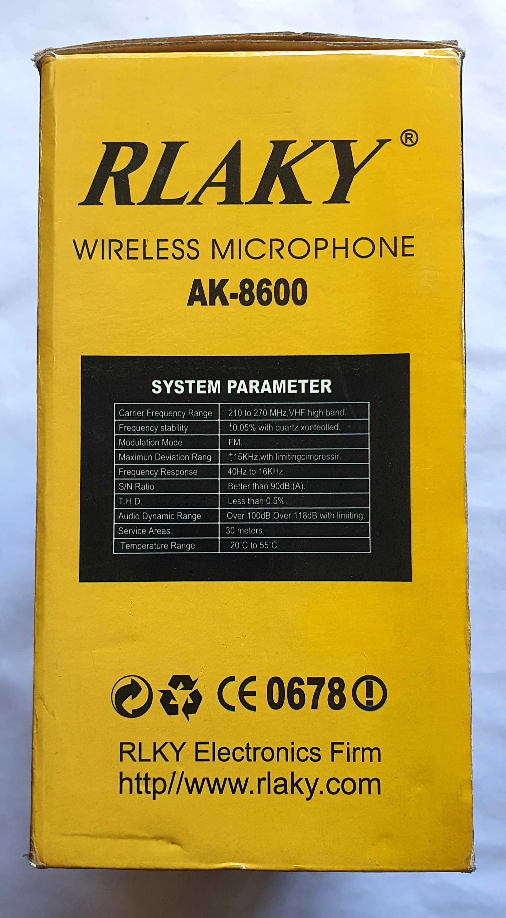 Set microfoane profesionale wireless Rlaky AK 8600