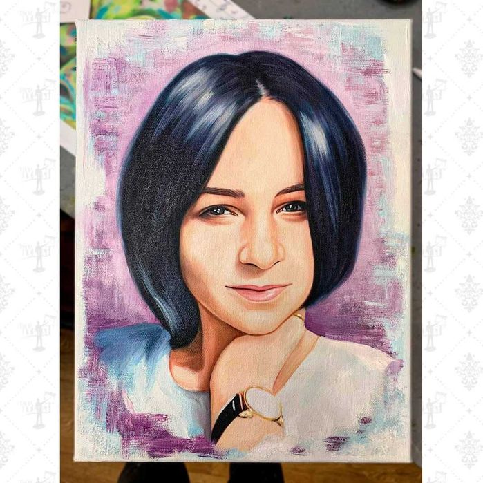 CADOU Portrete pictate la comanda dupa fotografie