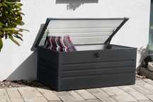 Lada depozitare gradina metalica L 600L - 70 x 165 x 62 cm antracit