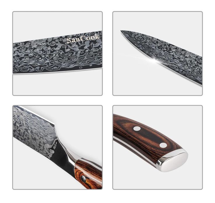 Cuțit San Cook Bucătar oțel carbon 4116 Livrare Gratuită