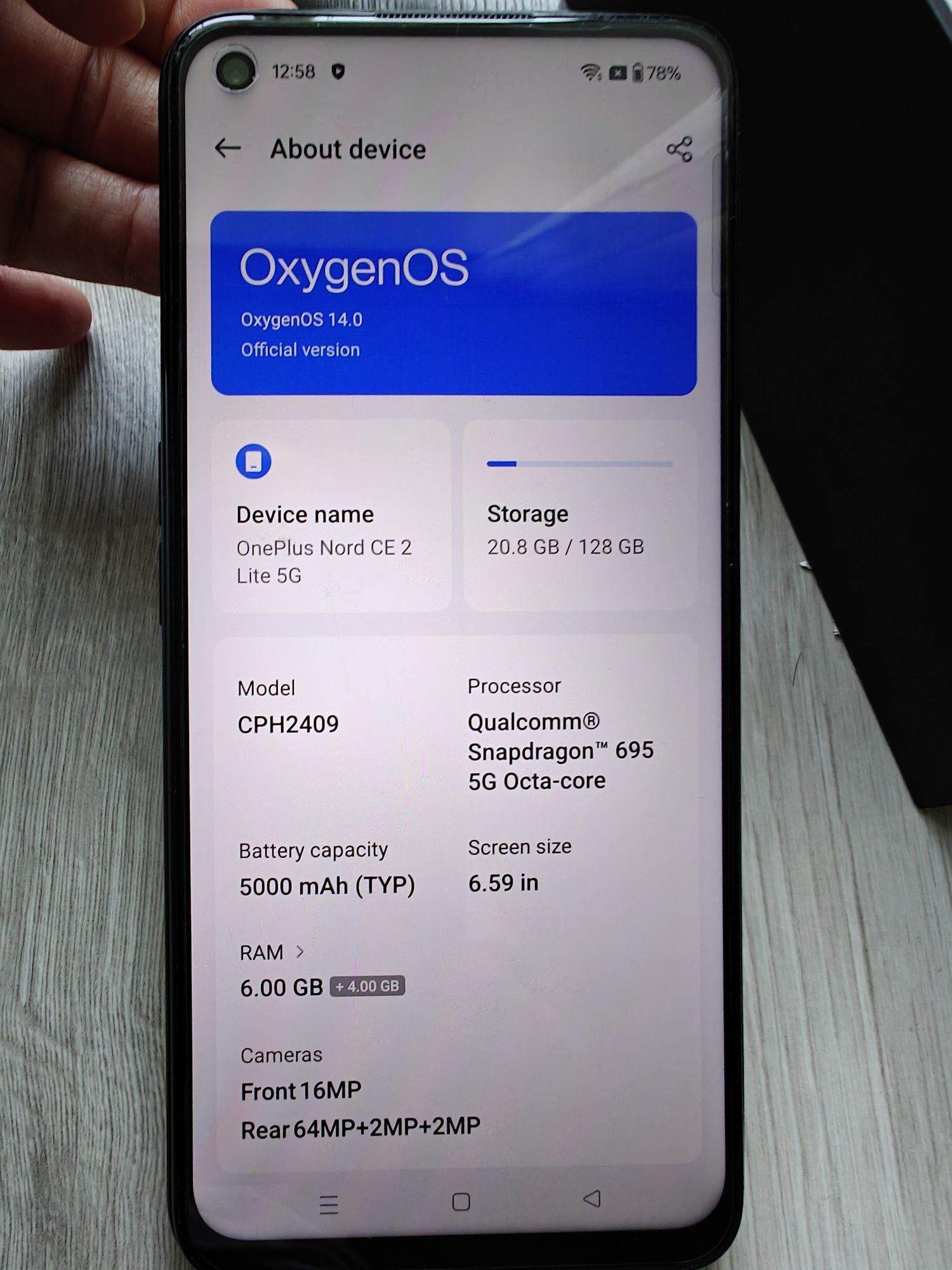 Telefon OnePlus Nord CE2 Lite
