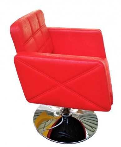Фризьорски стол Afrodita - S73 - червен