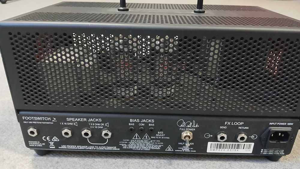 Лампов усилвател PRS MT-15 глава