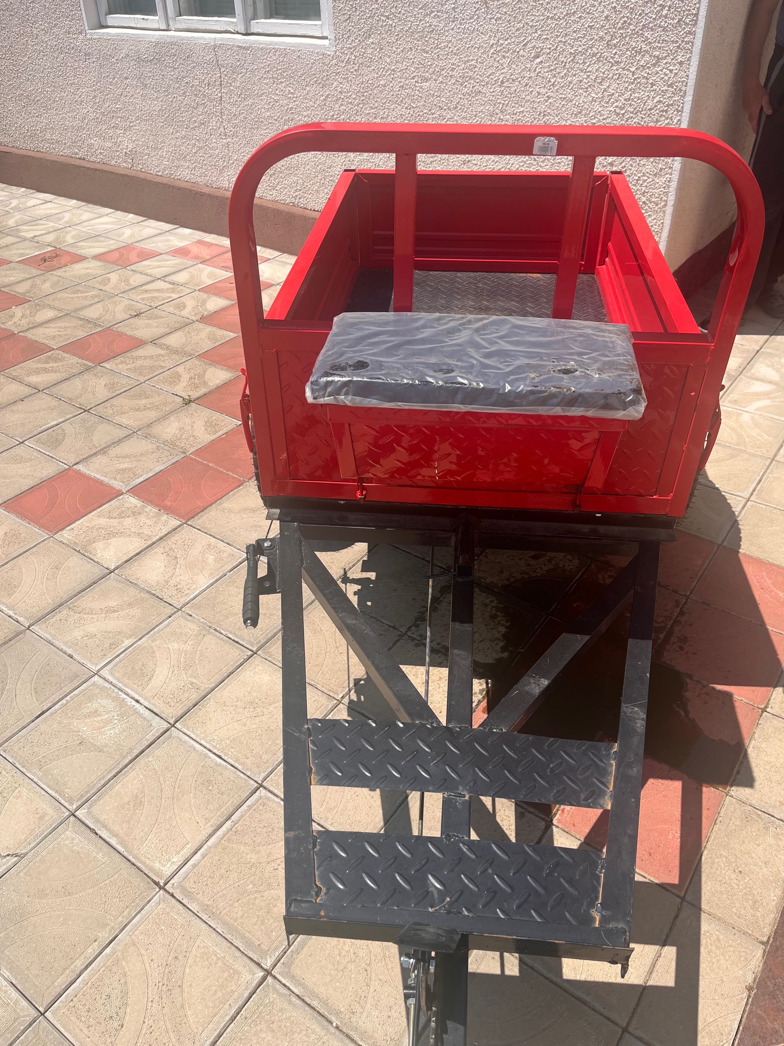 Remorca motocultivator