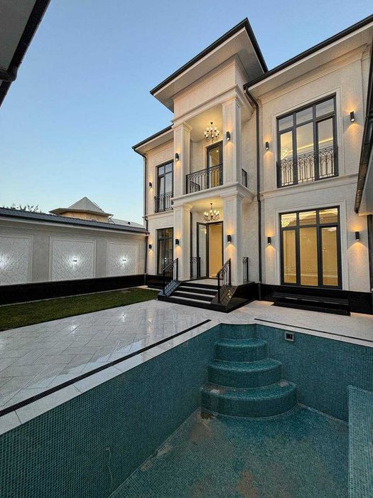 НИКИТИНА Продается Новый Евро Дом, 2 бассейна, Элитная Махалля