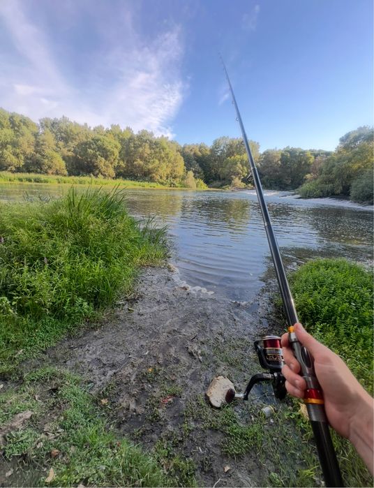 Въдица 3.60 с макара за риболов с плувка