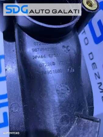 Teava Conducta Tubulatura Admisie cu Senzor Citroen C4 1.6HDI 2005 - 2010 Cod 9674951680[S0308]