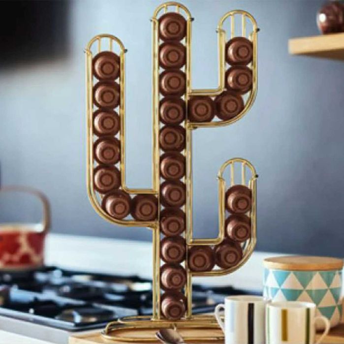 Органайзер/поставка/държач/ поддръжка  за 50 кафе капсули "Кактус"