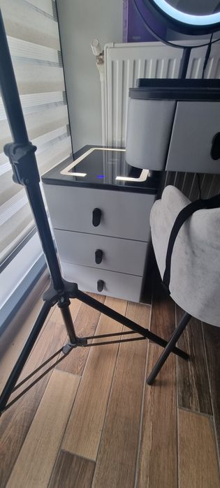 Masuta de toaleta smart cu oglinda led control touch