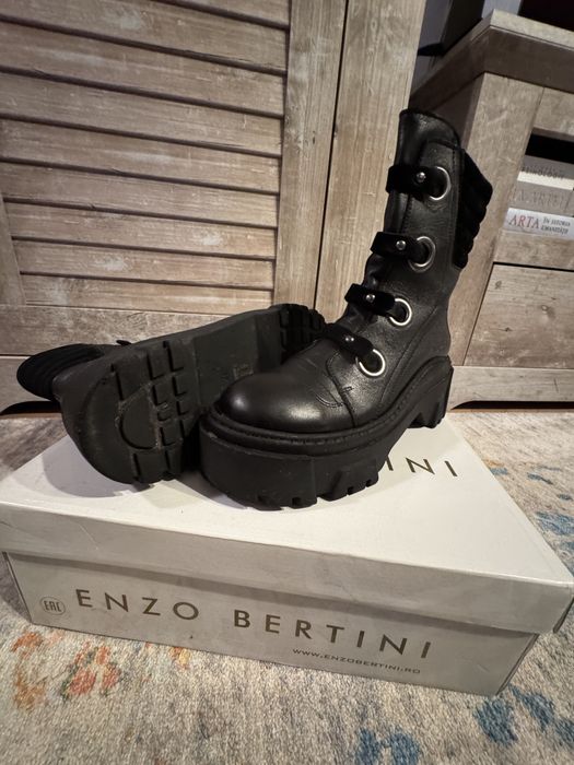Vand cizme de piele noi Enzo Bertini 37 marime