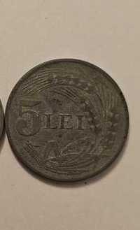 Moneda 5 Lei 1942 - Regatul Romaniei
