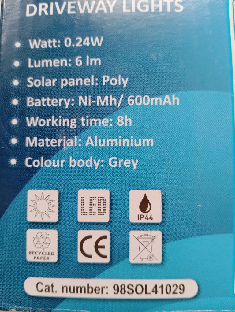 Iluminat  solar acces auto terase,poduri