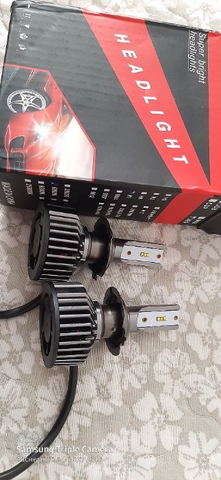 Лед Крушки H4 H1 HB3 HB4 ZES 2 led крушки