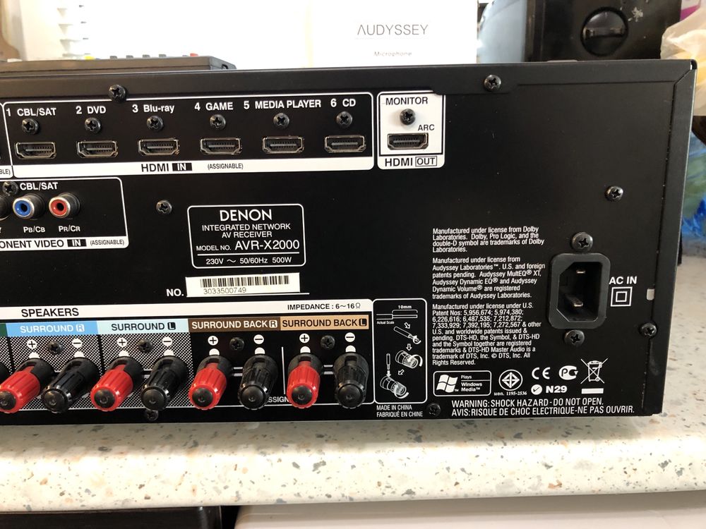 Denon AVR-X2000 resiver