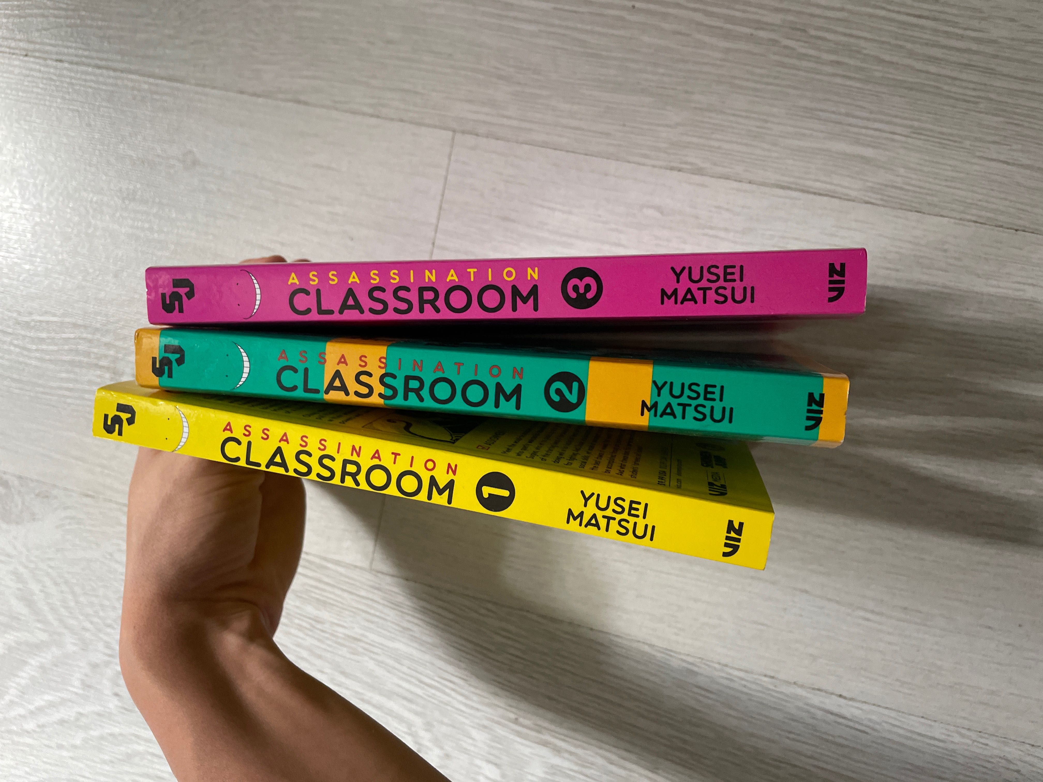 Primele 3 volume Assassination Classroom