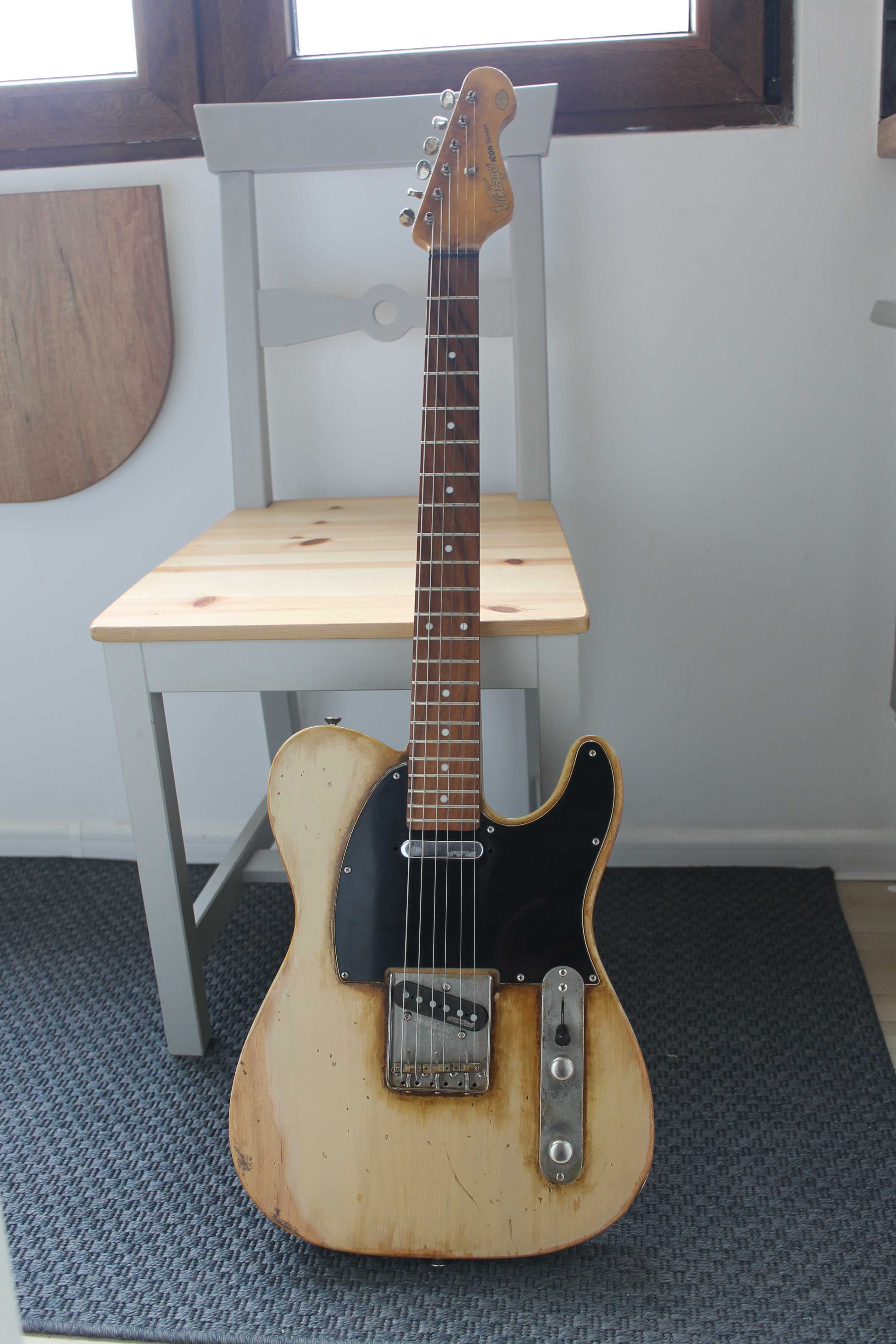 Електрическа китара Vintage V62 telecaster Road Worn