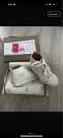 Louboutin white spikes