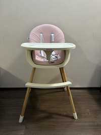 Стол за хранене Nutri Wood Pink