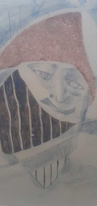 Tablou vechi cubist - semnat A. Reth 49