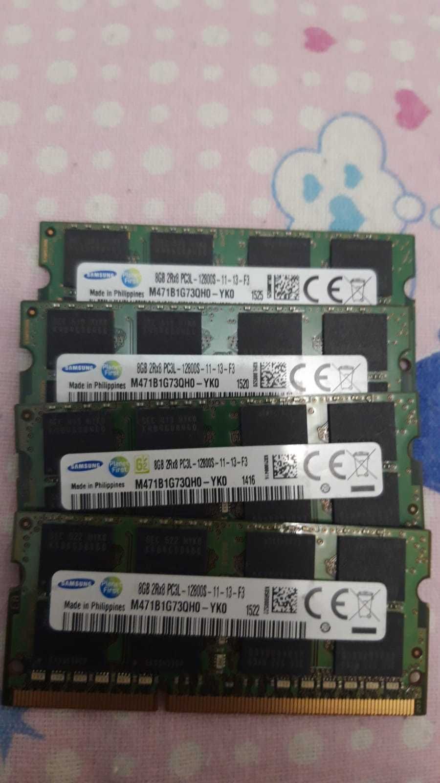 Rami/Memorie Samsung  8GB ddr3 PC3L 12800S 1600, apple, mac