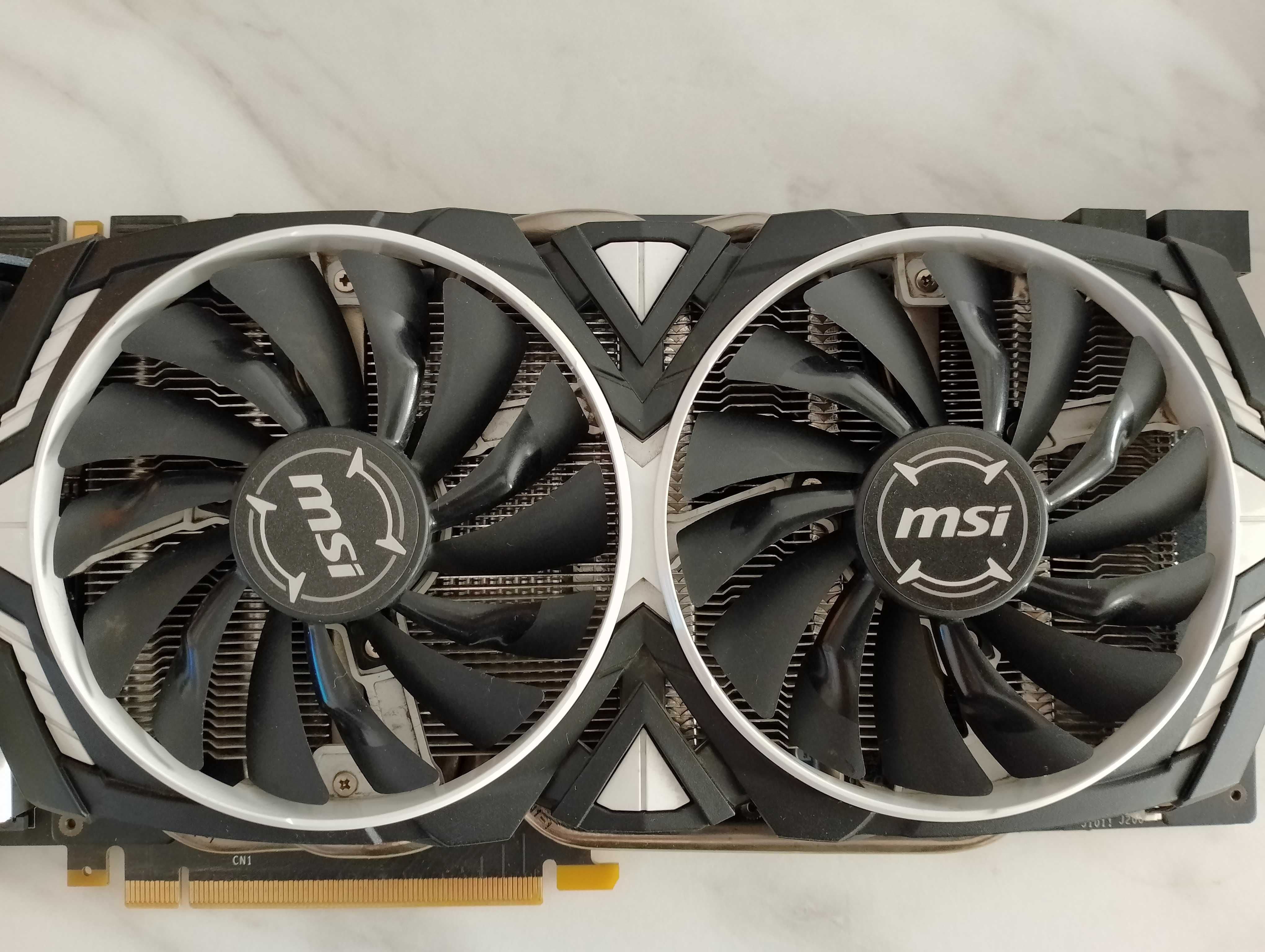 Видео карта GPU MSI GTX1070Ti Armor Edition - 8GB GDDR5