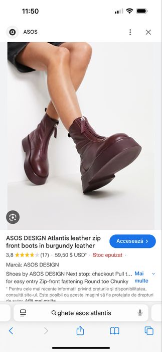 Ghete Asos noi 38