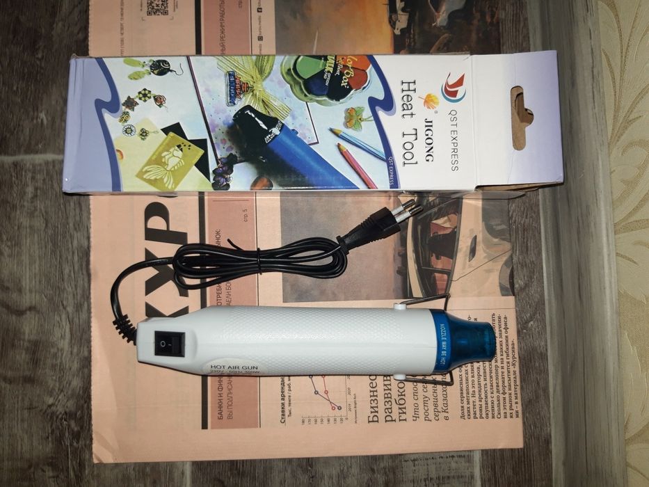 Фен строительный, промышленный тепловой для термоусадки и прочих мелки