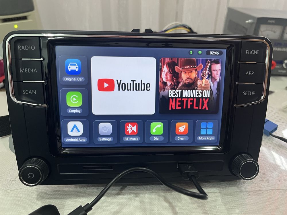 Adaptor auto wireless Android auto-Apple Carplay-NETFLIX-YOUTUBE