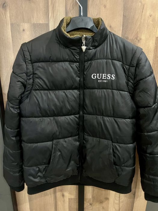 Двулицево детско  яке +елек Guess