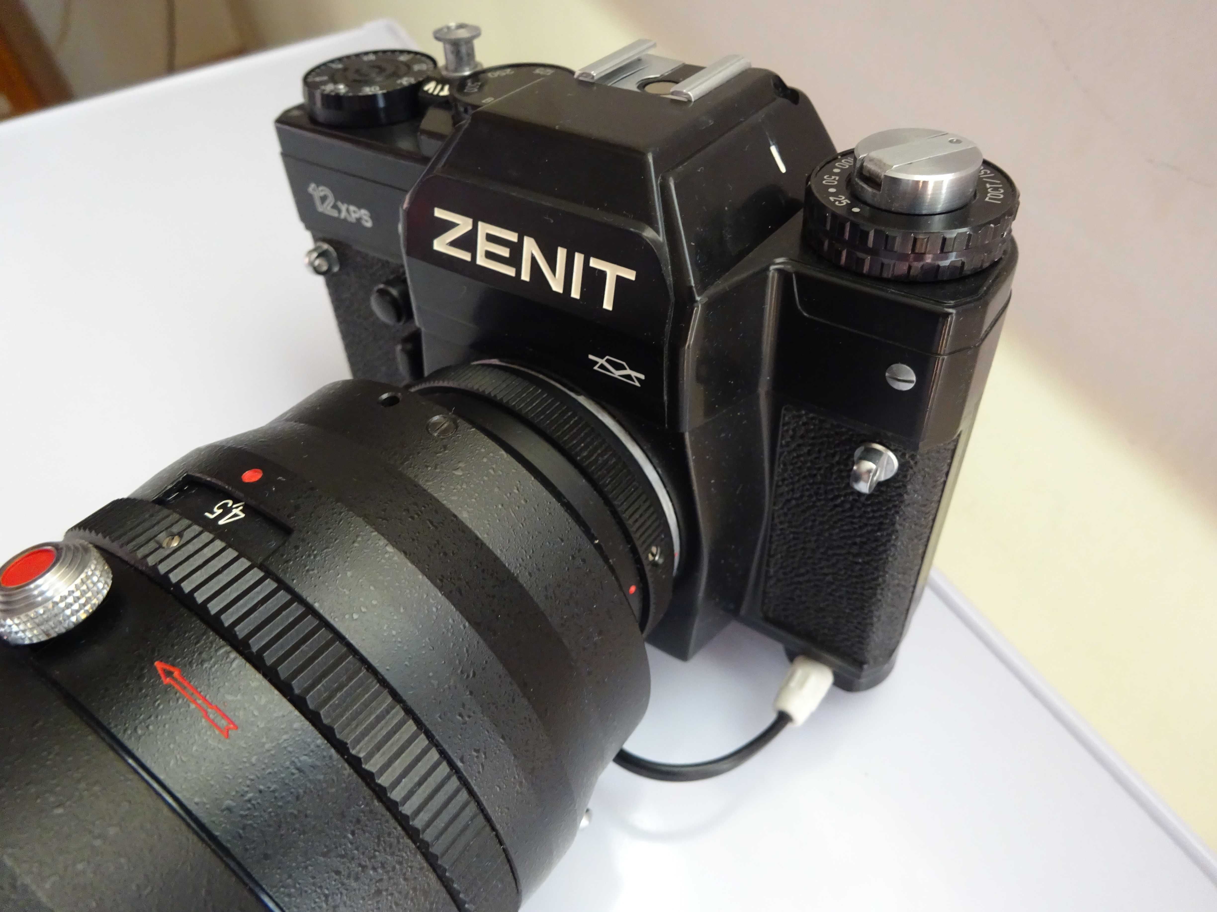 Фотоснайпер Zenit FS-12-3 с Обектив TAIR-3S 300мм F4.5, Хелиос 44М-4