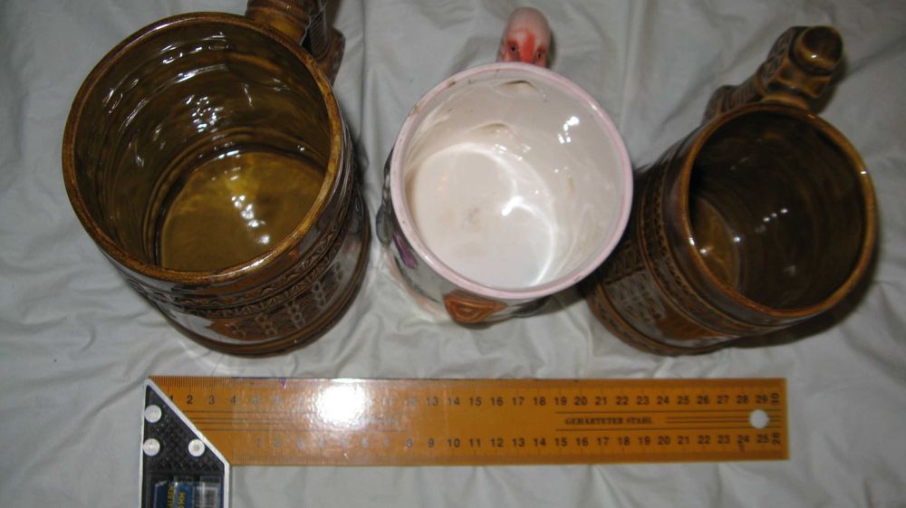 Vand  vase, halbe din ceramica