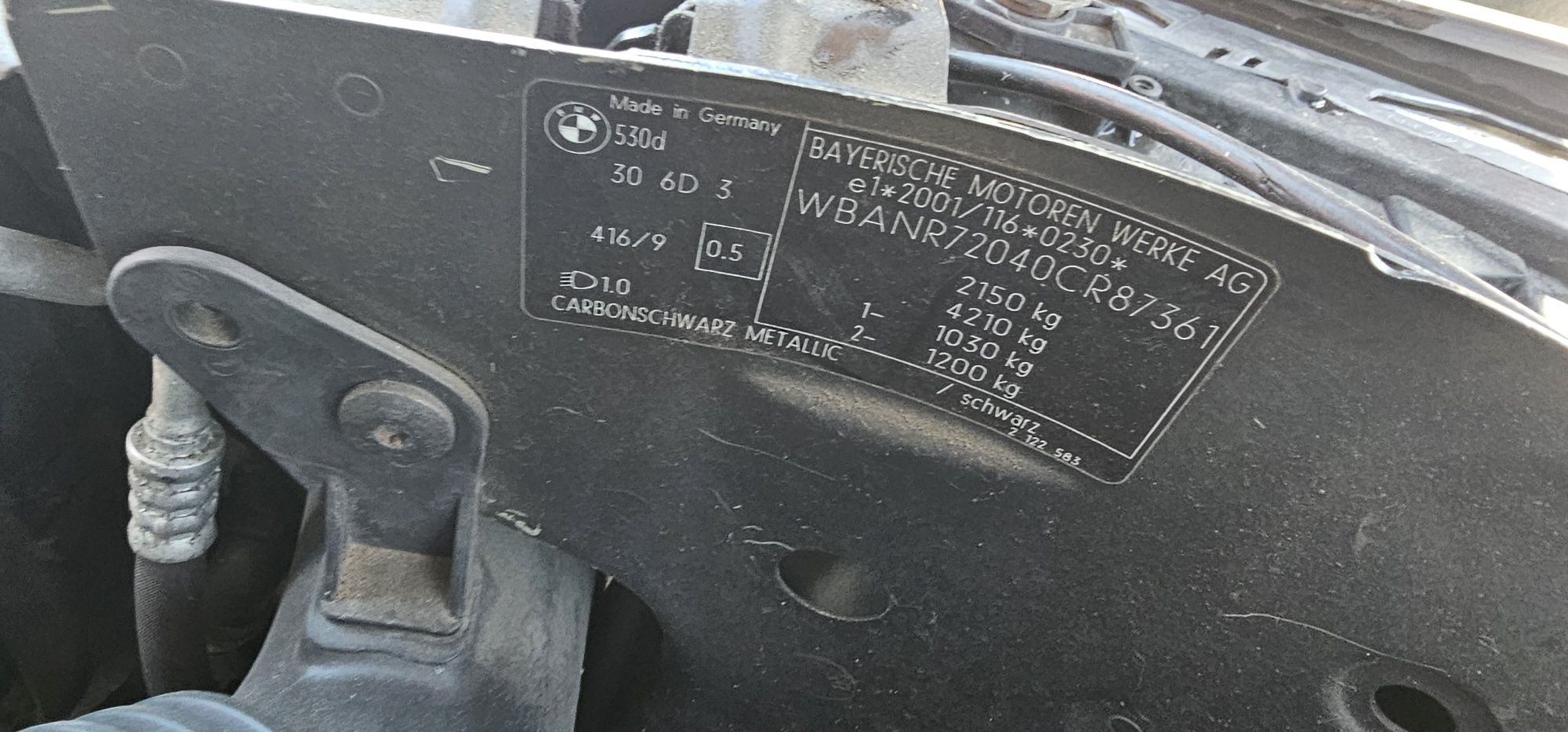 Piese bmw e60 M pachet 530d 231cp