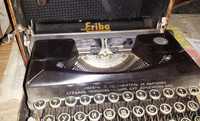 Пишеща машина в куфар - Naumann Erika, старинна/винтидж немска