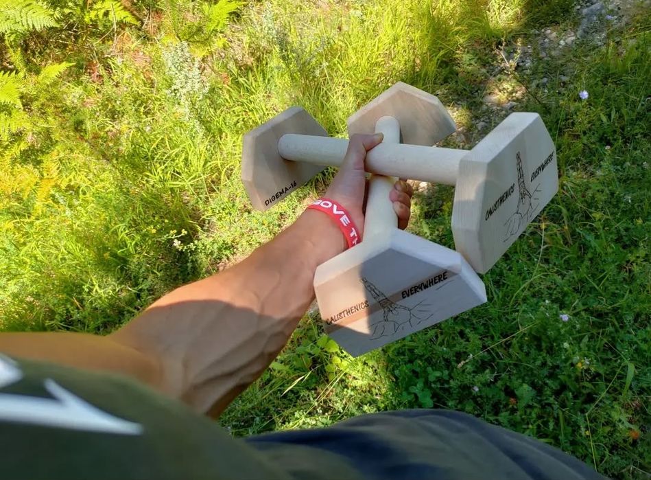 Гимнастически стойки от бук / Parallettes