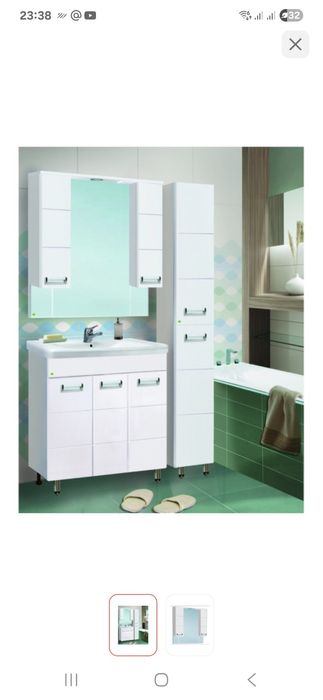 Продам НОВЫЙ комплект мебели для ванной